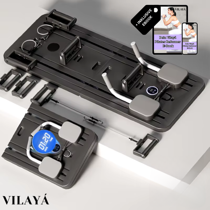 Vilaya Pilates homeworkout Set in Schwarz
